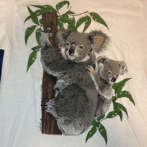 Vintage 80s Koala Bear Tee Shirt